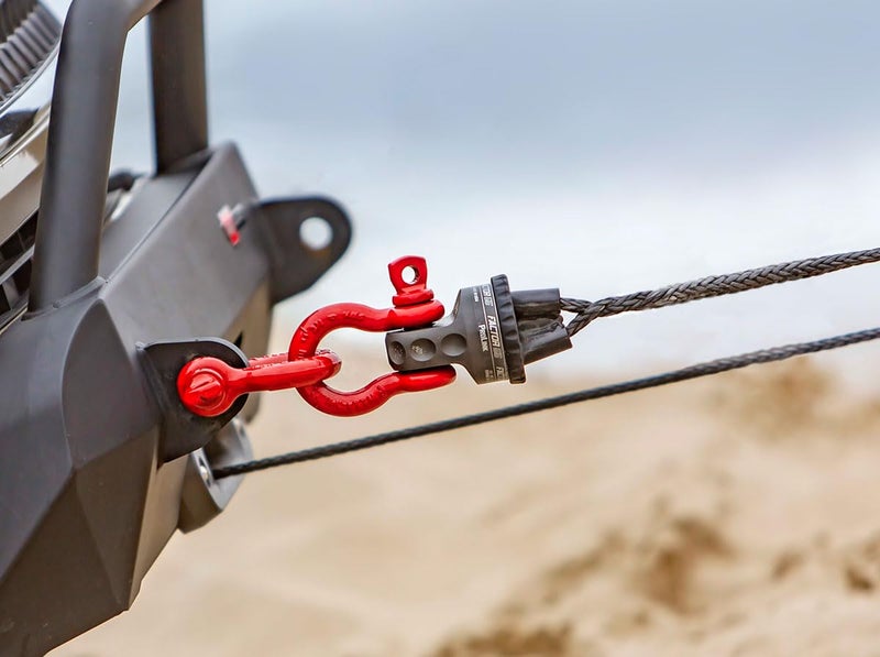 Factor 55 00015-01 Prolink Original Shackle Mount Replaces Winch Hook with a Stronger Shackle D-Ring Mount Max Load Rating 16,000 lb Ideal for 4x4 Off Road Adventures - Red. - Image 5